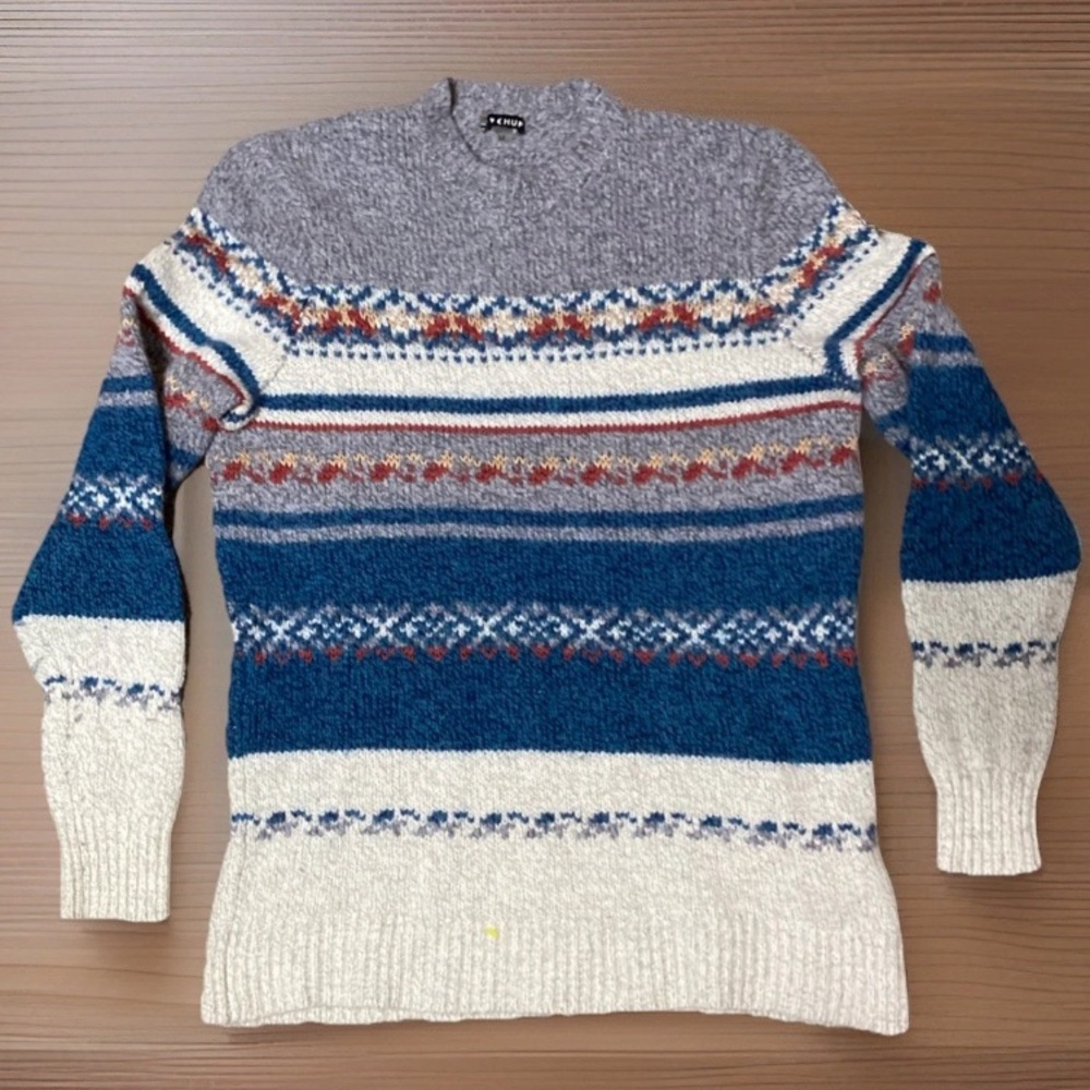 Men's Multicolor Patterned Sweater